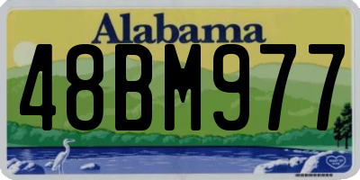 AL license plate 48BM977