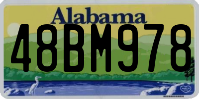 AL license plate 48BM978