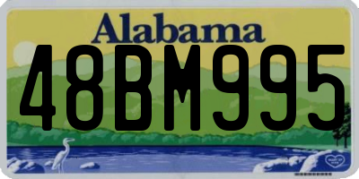AL license plate 48BM995