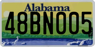 AL license plate 48BN005