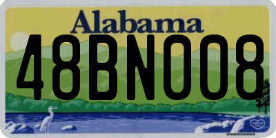 AL license plate 48BN008