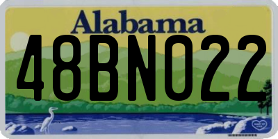 AL license plate 48BN022