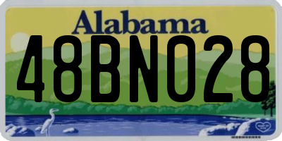 AL license plate 48BN028