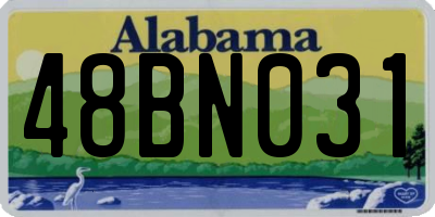 AL license plate 48BN031