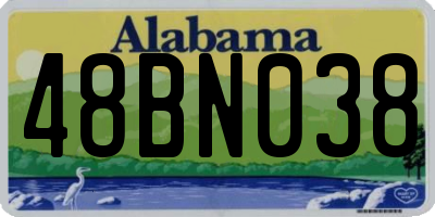 AL license plate 48BN038