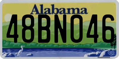 AL license plate 48BN046