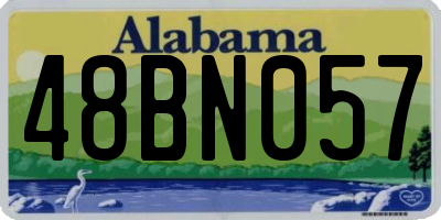 AL license plate 48BN057