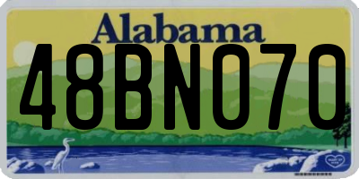 AL license plate 48BN070