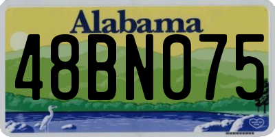 AL license plate 48BN075