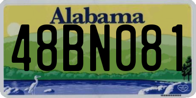AL license plate 48BN081