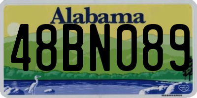 AL license plate 48BN089