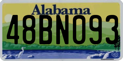 AL license plate 48BN093