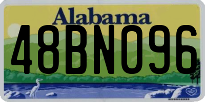 AL license plate 48BN096