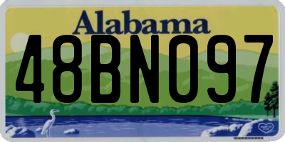 AL license plate 48BN097