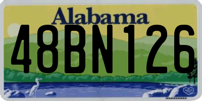 AL license plate 48BN126