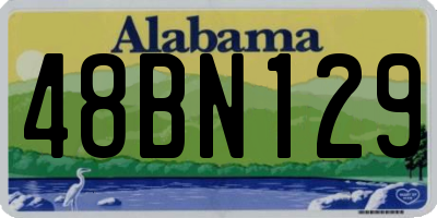 AL license plate 48BN129