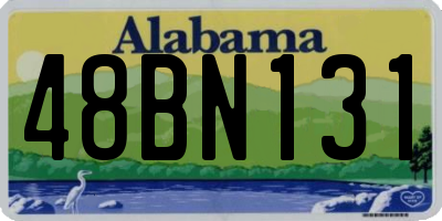 AL license plate 48BN131