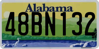 AL license plate 48BN132