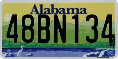 AL license plate 48BN134