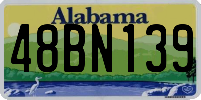 AL license plate 48BN139