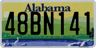 AL license plate 48BN141