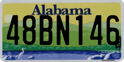 AL license plate 48BN146