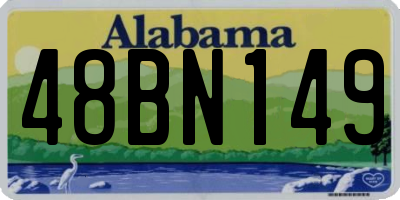 AL license plate 48BN149