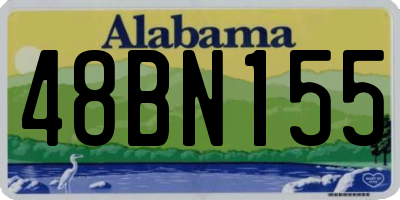 AL license plate 48BN155