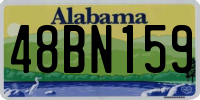 AL license plate 48BN159