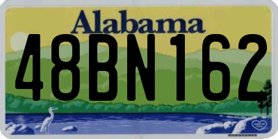 AL license plate 48BN162