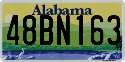 AL license plate 48BN163