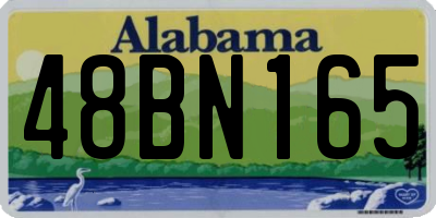 AL license plate 48BN165