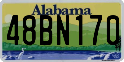 AL license plate 48BN170