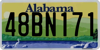 AL license plate 48BN171