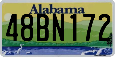 AL license plate 48BN172