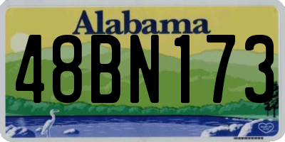 AL license plate 48BN173