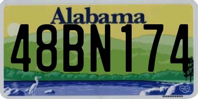 AL license plate 48BN174