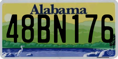 AL license plate 48BN176