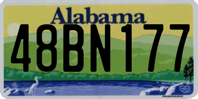 AL license plate 48BN177