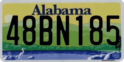 AL license plate 48BN185