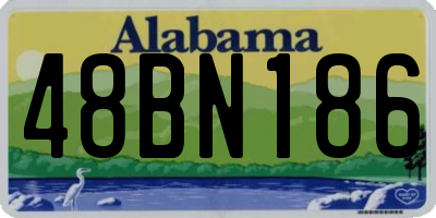 AL license plate 48BN186