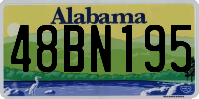 AL license plate 48BN195