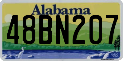 AL license plate 48BN207