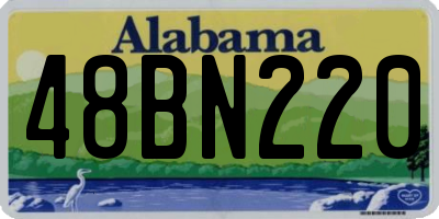 AL license plate 48BN220
