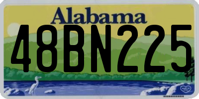 AL license plate 48BN225