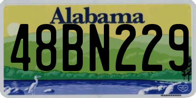 AL license plate 48BN229