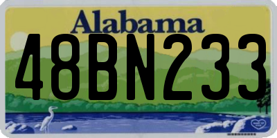 AL license plate 48BN233