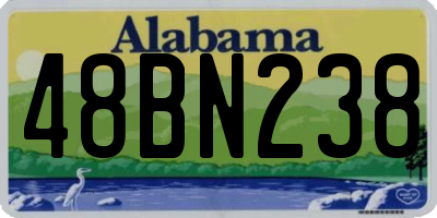 AL license plate 48BN238