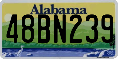 AL license plate 48BN239