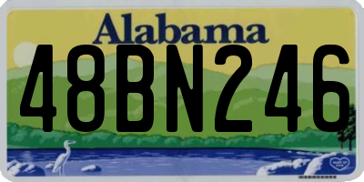 AL license plate 48BN246